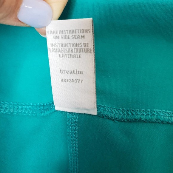 Prana Prism Capri Leggings Green Small - Picture 7 of 8